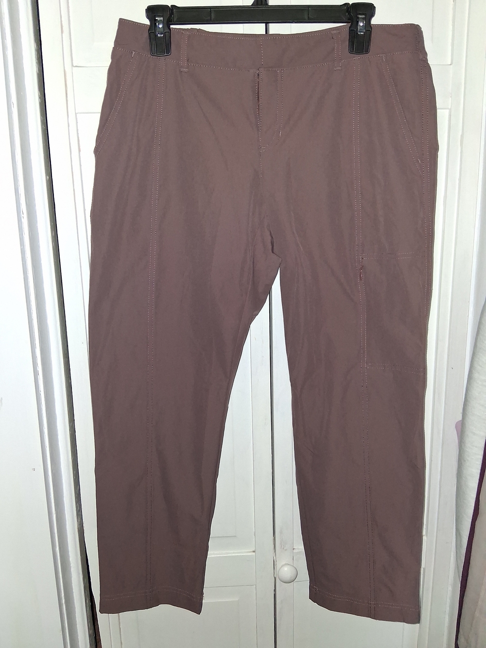 Kirkland Women's Casual Stretch Pants in Mauve Brown